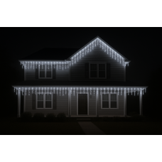 Beyaz Işık Saçak Led │ 200*70*50*30 Cm │ Dış Mekan │ Eklenebilir │ Çakar animasyonlu │ 8 mm Led